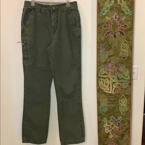 Mens green cargo pants
